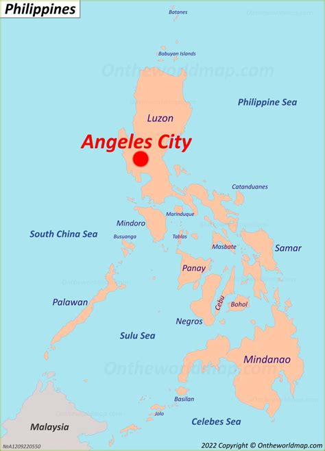 angel city in philippines|map of angeles city pampanga.